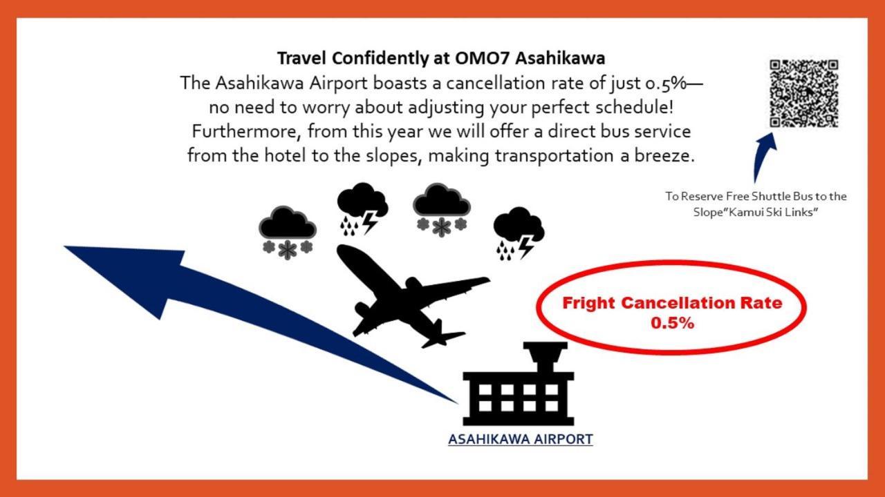 Omo7 Asahikawa By Hoshino Resorts المظهر الخارجي الصورة Asahikawa Airport advertisement